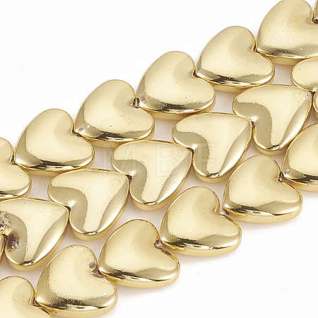 Electroplate Non-magnetic Synthetic Hematite Beads Strands X-G-T061-87G-1
