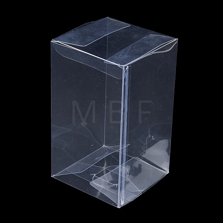 Rectangle Transparent Plastic PVC Box Gift Packaging CON-F013-01H-1