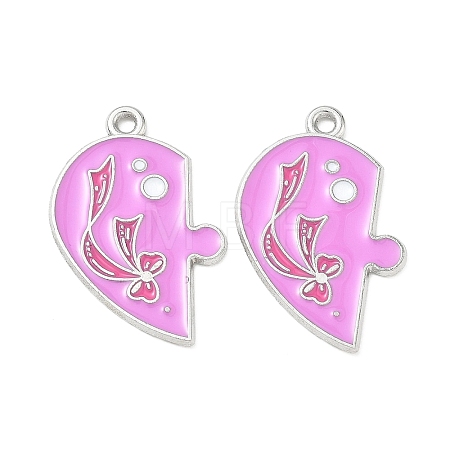 Alloy Enamel Pendants AL-CBA292F-01G-P-1