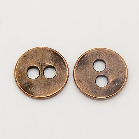 Tibetan Style Buttons TIBE-R178-R-FF-1