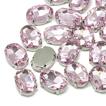 Sew on Rhinestone RGLA-T091-6x8mm-10P-1