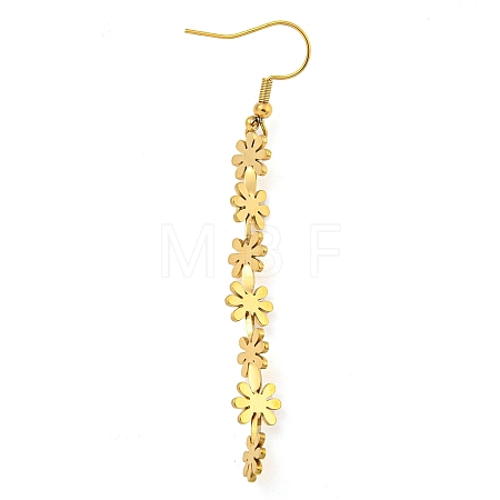 Ion Plating(IP) 304 Stainless Steel Earrings for Women EJEW-E304-04G-1
