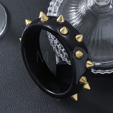 Punk Resin Bangles BJEW-P357-01P-02-1