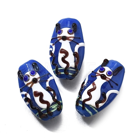 Handmade Lampwork Beads LAMP-K042-05B-1