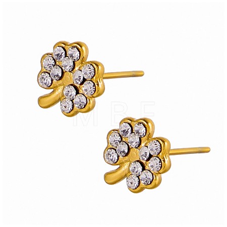 304 Stainless Steel Stud Earrings STAS-OY003-59G-1