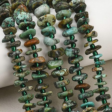 Natural African Turquoise(Jasper) Beads Strands GG-CBA3A44-B11-01-1