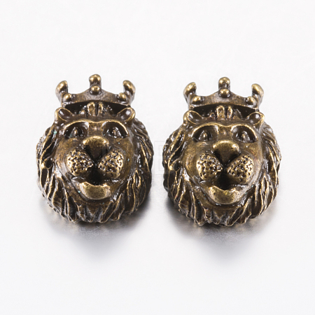 Tibetan Style Alloy Beads PALLOY-F200-08AB-1