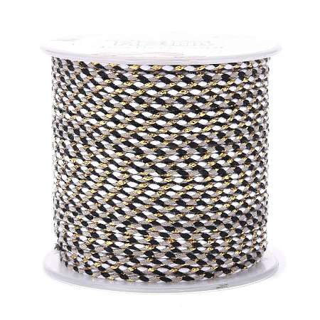4-Ply Polycotton Cord with Metallic Thread OCOR-Z003-C08-1