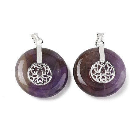 Natural Amethyst Pendants GG-CBAF4FB-02S-B03-1