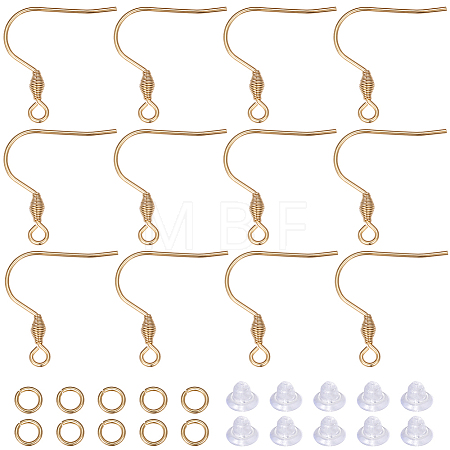 50Pcs 304 Stainless Steel Earring Hooks DIY-BBC0001-32-1