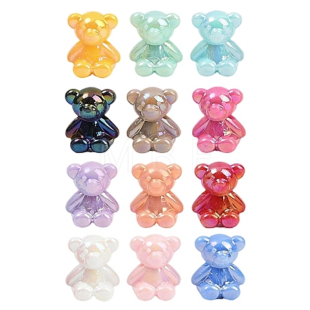 Opaque Acrylic Beads OACR-D042-05-1