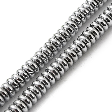 Electroplated Non-magnetic Synthetic Hematite Beads Strands G-Q1009-D02-01-1