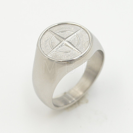 304 Stainless Steel Finger Rings FS-WG5F41B-62-1