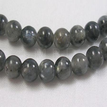 Natural Larvikite Beads Strands X-GSR4mmC128-1