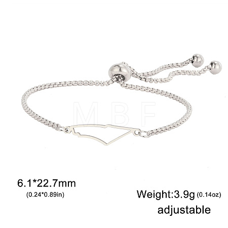 304 Stainless Steel Slider Bracelets FS-WG1ED05-04-1