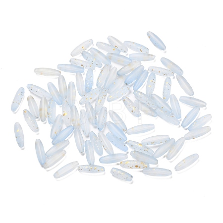 Frosted Glass Beads FGLA-L001-001I-1
