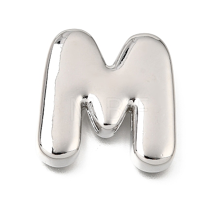 Brass Slide Charms KK-Z163-01P-M-1