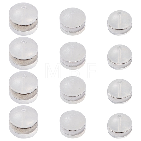 12Pcs 3 Style TPE Plastic Ear Nuts KY-YW0001-51-1