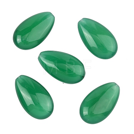 Natural Green Onyx Agate Beads G-G350-01-1