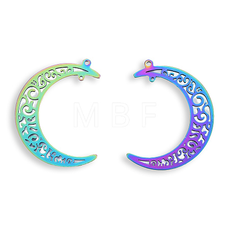 Ion Plating(IP) 201 Stainless Steel Pendants X-STAS-N098-111M-1