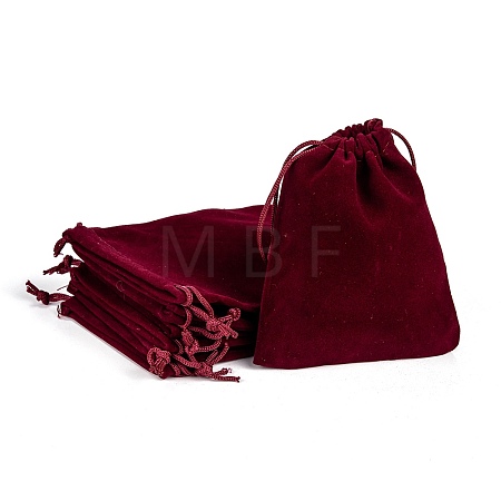 Rectangle Velvet Pouches X-TP-R002-10x12-02-1