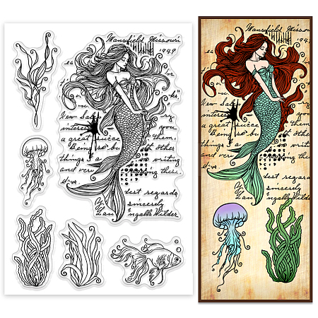 PVC Plastic Clear Stamps DIY-WH0631-0603-1