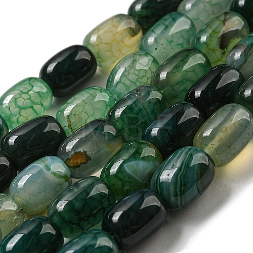 Natural Dragon Veins Agate Beads Strands G-A223-D11-01A-1