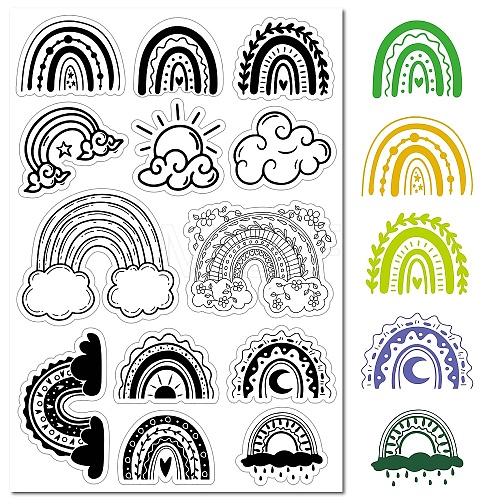 Custom PVC Plastic Clear Stamps DIY-WH0439-0076-1