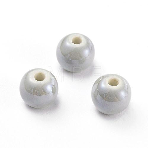 Handmade Porcelain Beads PORC-D001-14mm-13-1