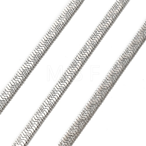 304 Stainless Steel Herringbone Chains CHS-A016-35B-P01-1