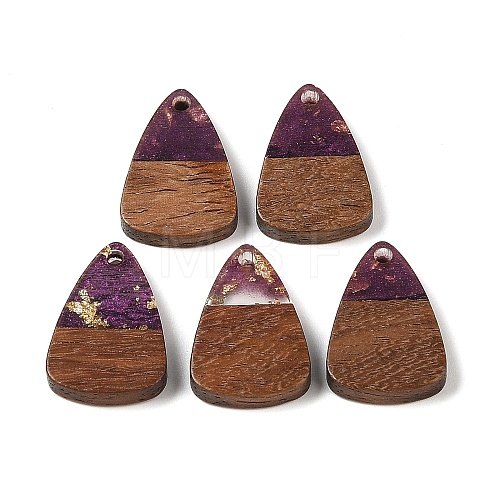 Resin & Wood Pendants WOOD-S061-02I-1