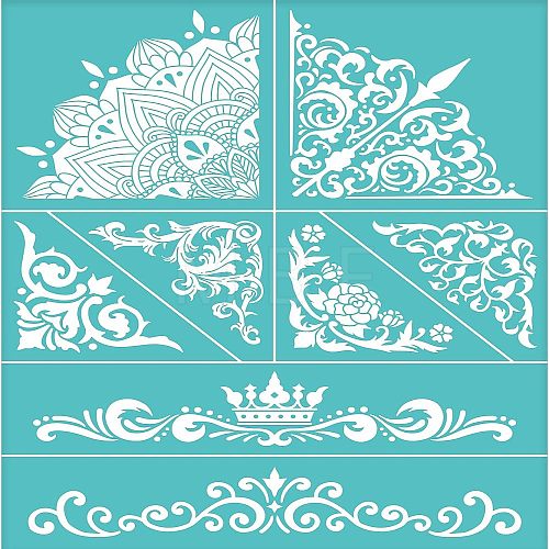 Self-Adhesive Silk Screen Printing Stencil DIY-WH0338-036-1