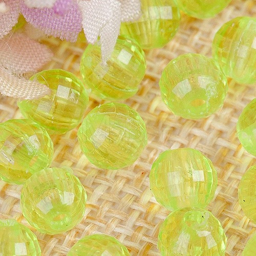 Transparent Acrylic Beads TACR-NH0001-E-14-1