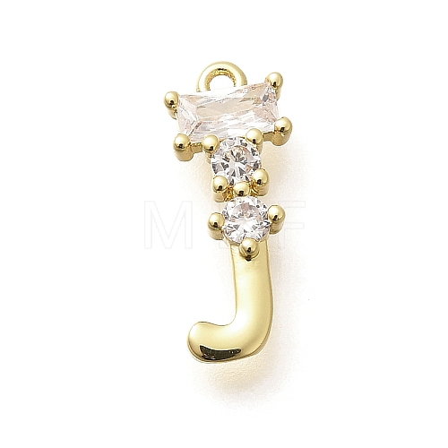 Brass Micro Pave Cubic Zirconia Pendants KK-M310-01G-10-1