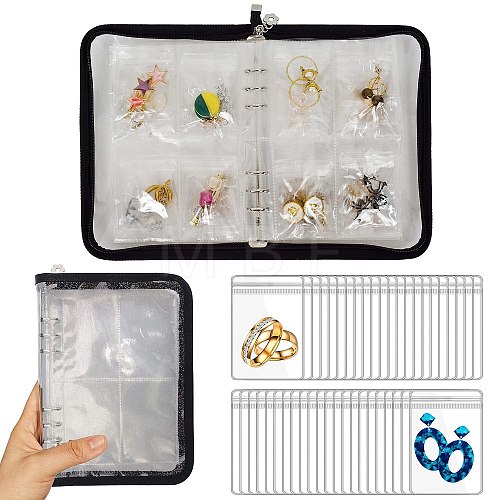 Transparent PVC Jewelry Organizer Storage Zipper Bags PW-WG2C04D-01-1