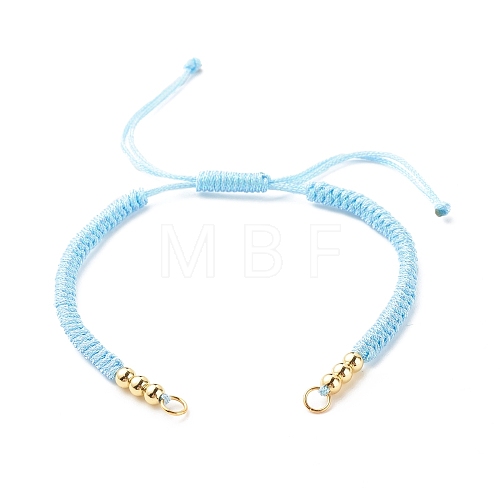 Adjustable Braided Polyester Cord Bracelet Making AJEW-JB01109-04-1