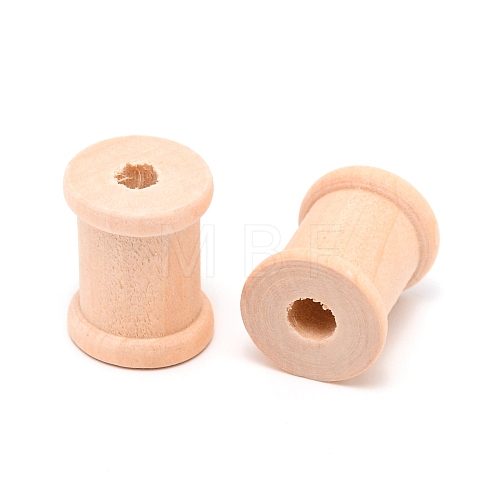 Schima Wood Sewing Embroidery Thread Spool ODIS-WH0030-01C-1