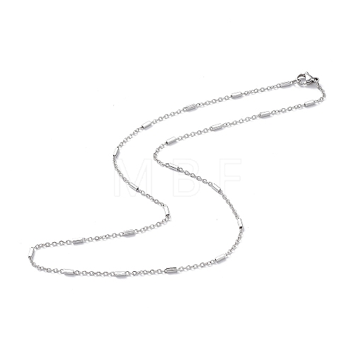 304 Stainless Steel Satellite Chain Necklace for Men Women STAS-B039-13P-1