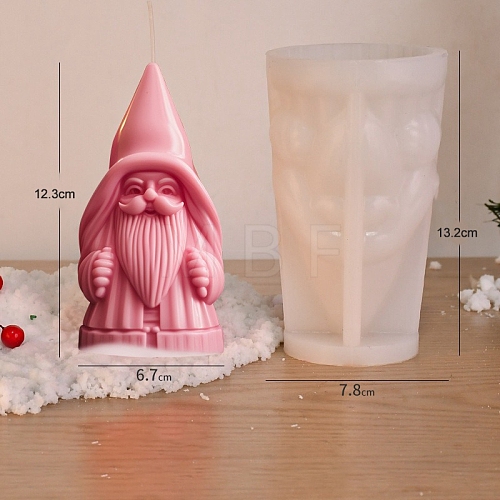 Christmas Theme Food Grade Silicone Candle Molds PW-WG6E80E-02-1