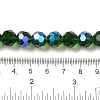 Electroplate Transparent Glass Beads Strands EGLA-A035-T10mm-L10-4