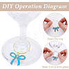 20Pcs 5 Colors Brass Wine Glass Charms AJEW-ME00020-3