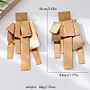 Rectangle Alloy Dangle Stud Earrings FS-WG72D3D-01-5