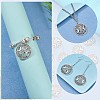 60Pcs Life of Tree Moon Charm Pendant Triple Moon Goddess Pendant Ancient Bronze for Jewelry Necklace Earring Making crafts JX339B-4
