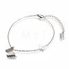 304 Stainless Steel Anklets AJEW-K009-11P-1
