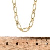 4MM Brass Textured Figaro Chain Necklaces for Women NJEW-JN06140-4