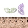 Textured Opaque Acrylic Beads OACR-N160-04-3