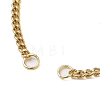 Adjustable 304 Stainless Steel Curb Chains Bracelet Making AJEW-JB01213-02-2