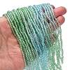 Transparent Painted Glass Beads Strands DGLA-A034-T1mm-A16-2