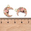 Printed Alloy Pendants PALLOY-P319-07G-18-3