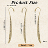 12Pcs Alloy Hair Sticks MRMJ-SC0001-66B-2